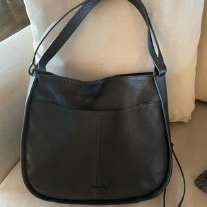Vince Camuto Hayes hobo black leather